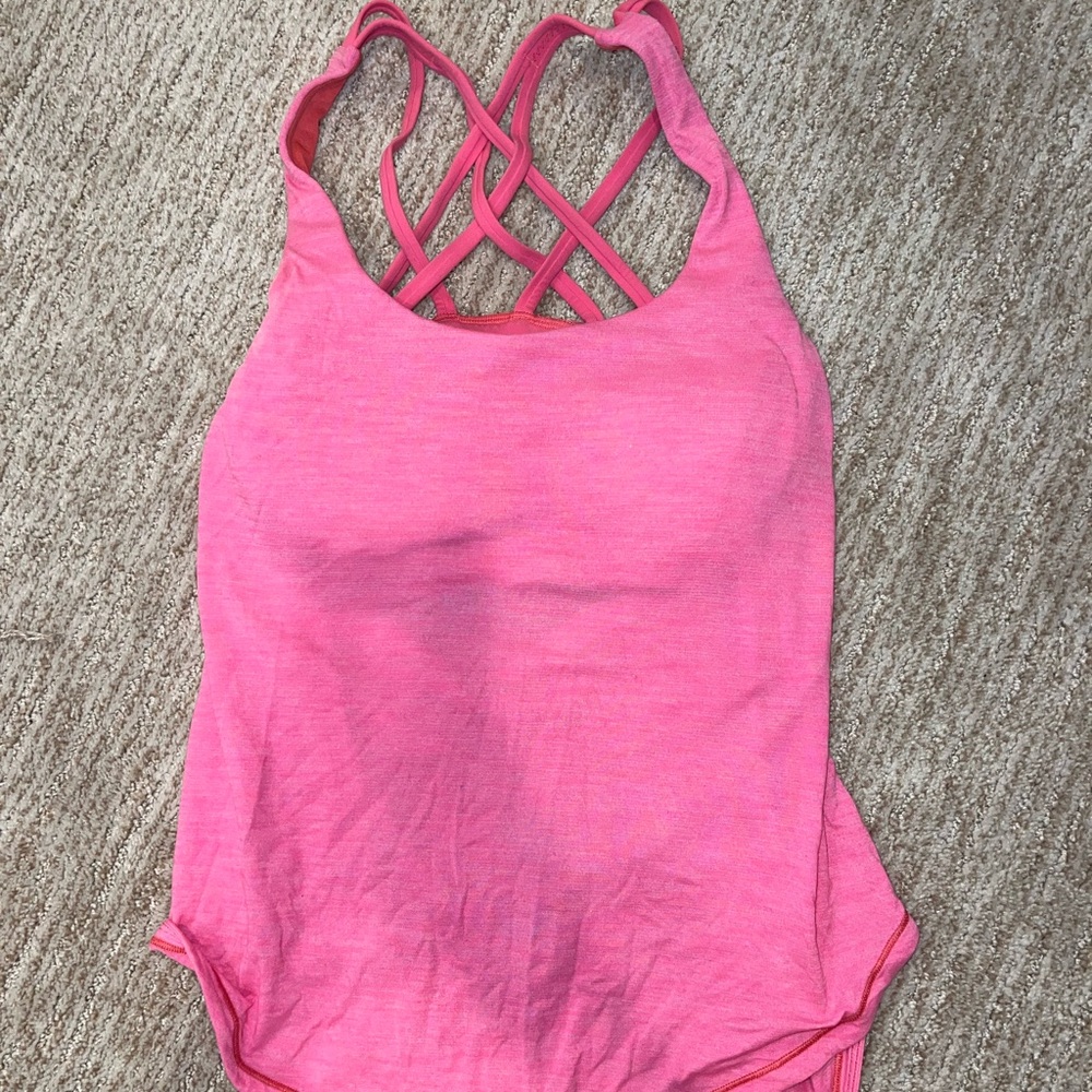 Lululemon tank with built in bra